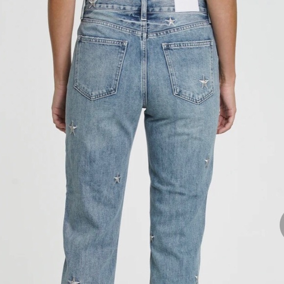 SOLD Pistola Charlie Star Embroidery HighRise Straight - Picture 3 of 4